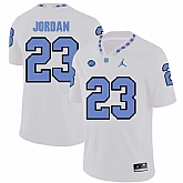 North Carolina Tar Heels 23 Michael Jordan White College Football Jersey Dzhi,baseball caps,new era cap wholesale,wholesale hats